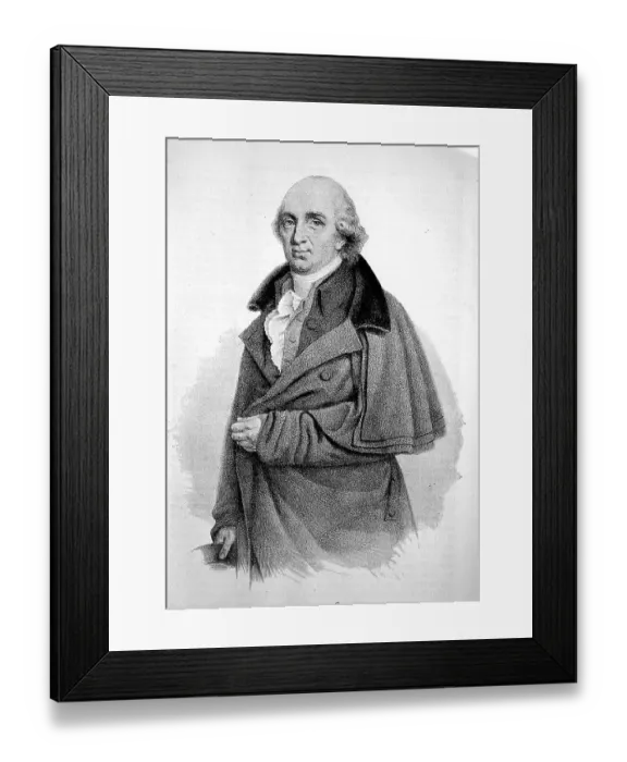 Framed Print : Johann Gottfried Herder, from 1802 von Herder