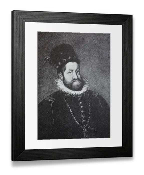 Framed Print : Rudolf II, 18 July 1552, 20 January 1612