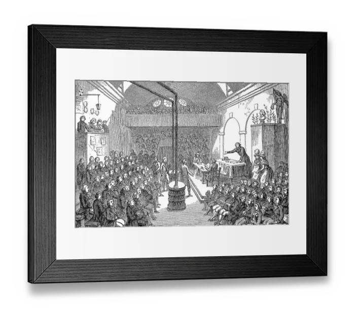 Framed Print : A meeting of the Jacobin Club, Marseille Framed Print : A meeting of the Jacobin Club, Marseille