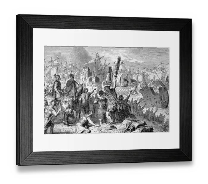 Framed Print : The Battle of Actium was the decisive confrontation of the last war of the Roman Republic Framed Print : The Battle of Actium was the decisive confrontation of the last war of the Roman Republic