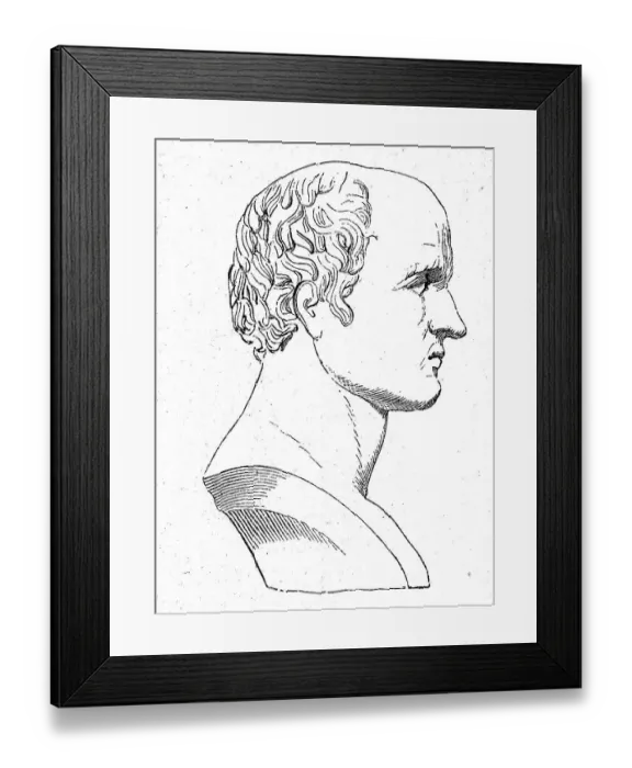 Framed Print : Marcus Aemilius Lepidus 88 BC 12 BC was a Roman Patrician