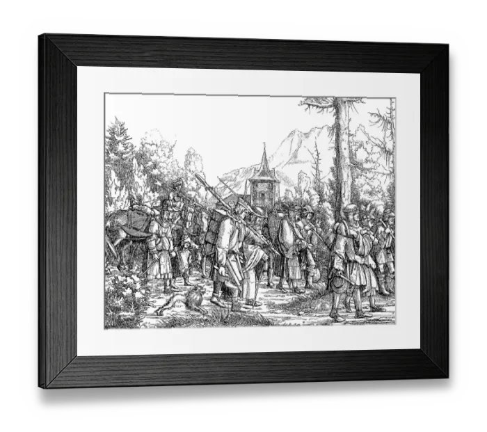 Framed Print : Groups of people from the triumphal procession of Emperor Maximilian I Framed Print : Groups of people from the triumphal procession of Emperor Maximilian I