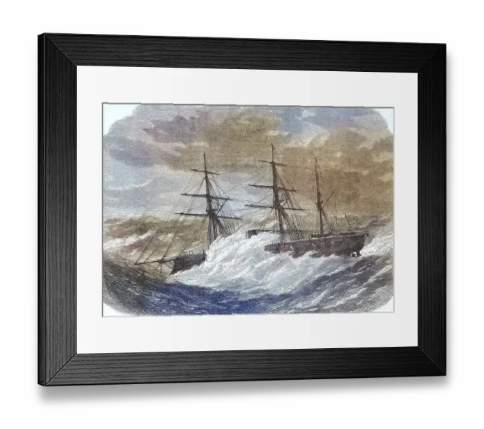 Framed Print : Ship of the Ottoman Turkish fleet