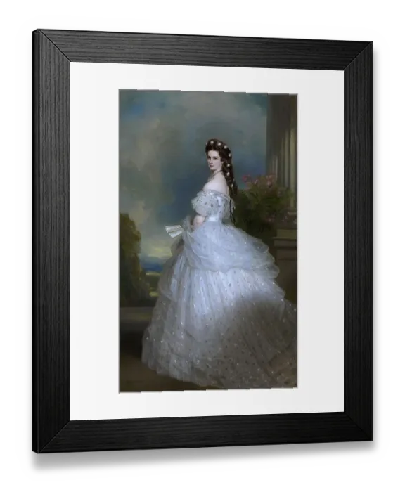 Framed Print : Elisabeth of Austria, born as Elisabeth Amalie Eugenie von Wittelsbach Framed Print : Elisabeth of Austria, born as Elisabeth Amalie Eugenie von Wittelsbach