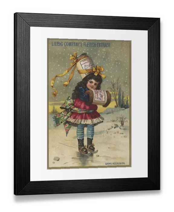 Framed Print : Picture series flower arrangements and skating