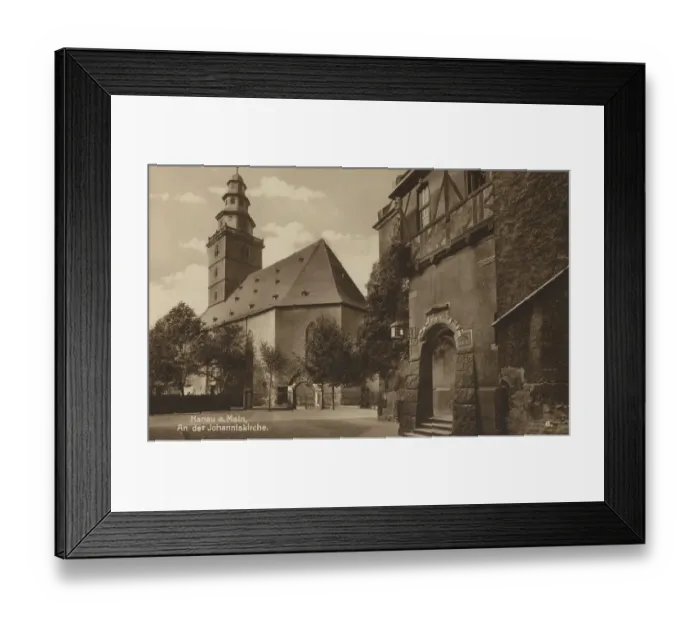 Framed Print : Johanniskirche in Hanau, Hesse
