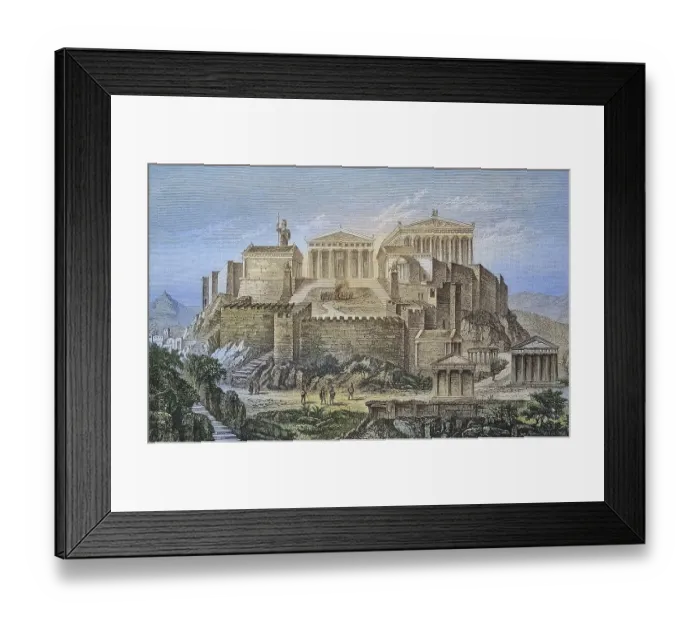 Framed Print : The Acropolis in Athens, Greece Framed Print : The Acropolis in Athens, Greece