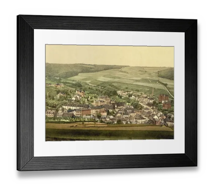 Framed Print : Bad Langenschwalbach, now Bad Schwalbach in Hesse Framed Print : Bad Langenschwalbach, now Bad Schwalbach in Hesse