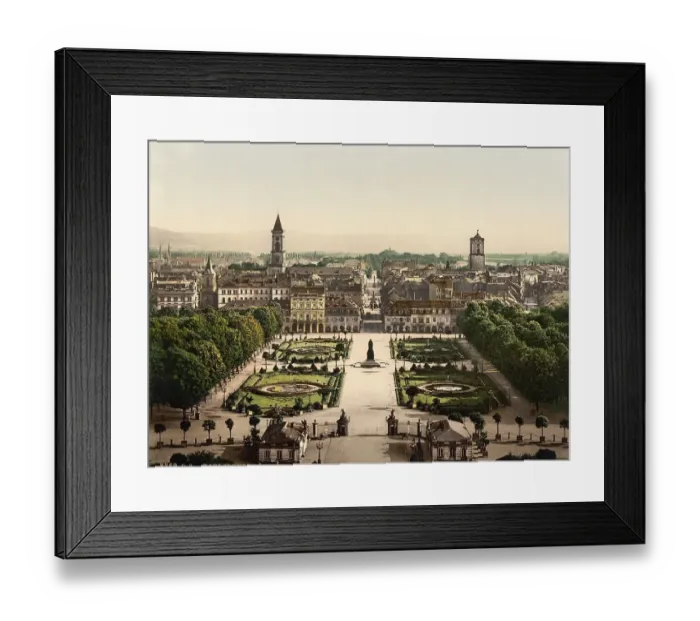 Framed Print : Karlsruhe, Baden-Wuerttemberg, Germany