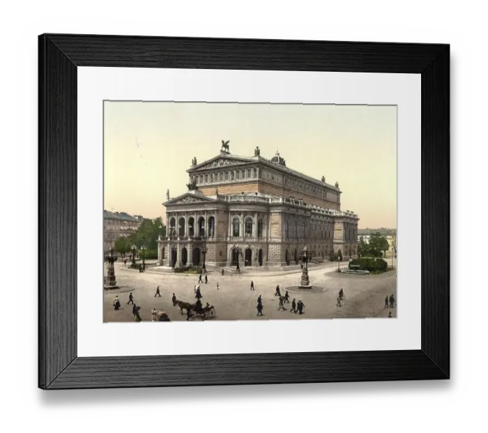 Framed Print : Opera House in Frankfurt am Main