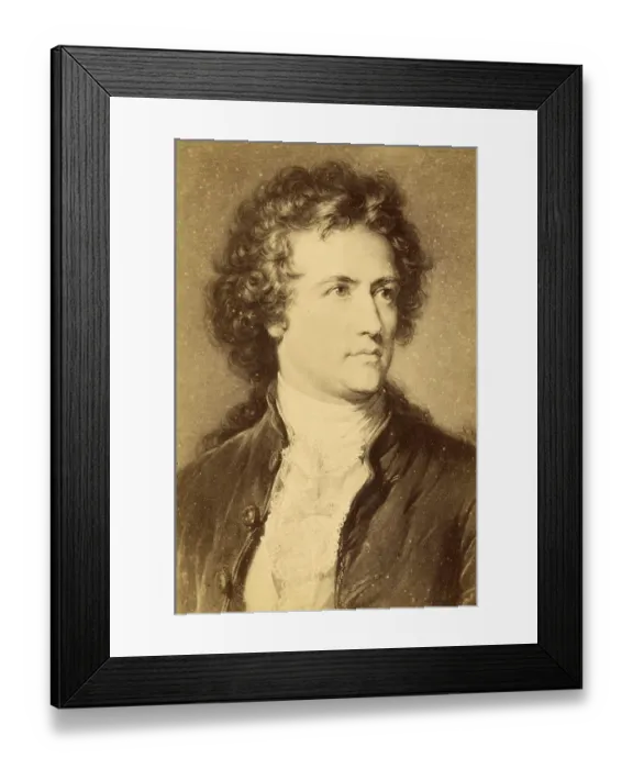 Framed Print : Johann Wolfgang Goethe, from 1782 von Goethe (28 August 1749) (22 March 1832)
