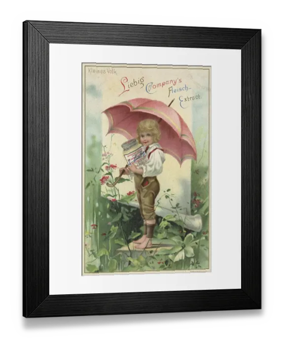 Framed Print : Liebig picture series Little People