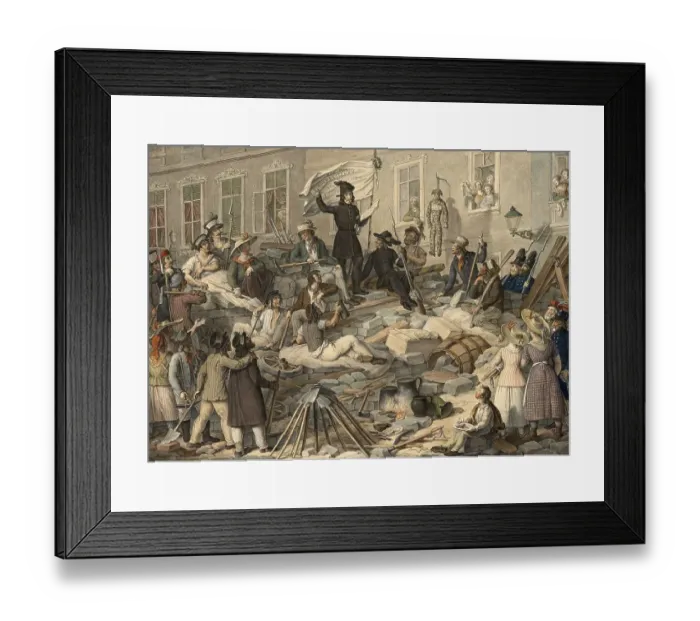 Framed Print : Revolution 1848, 1849 in the Empire of Austria Framed Print : Revolution 1848, 1849 in the Empire of Austria