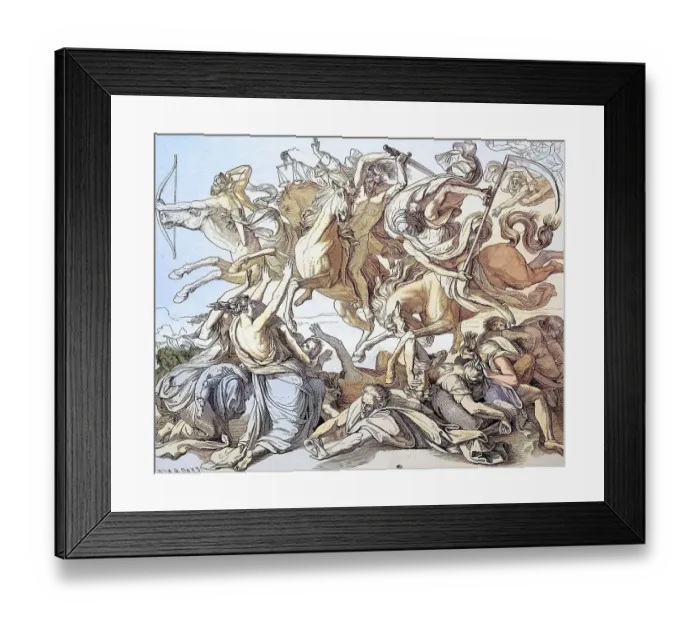 Framed Print : The sending of the four apocalyptic horsemen Framed Print : The sending of the four apocalyptic horsemen
