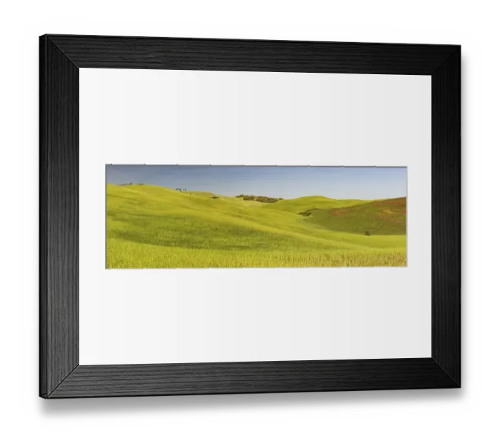 Framed Print : Landscape around Pienza, Val dOrcia Framed Print : Landscape around Pienza, Val dOrcia