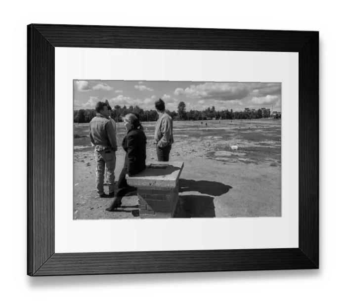 Framed Print : Germany, Berlin, 25 May 1991, area above the former Fuehrerbunker