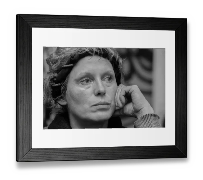 Framed Print : Germany, Berlin, 15.02.1991, discussion round Experience with Censorship