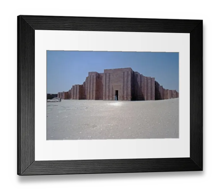 Framed Print : Reconstructed entrance area to the complex