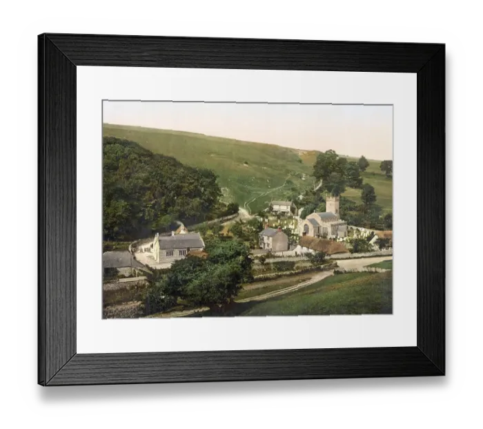 Framed Print : The village of Upwey, a suburb of Weymouth in Dorset Framed Print : The village of Upwey, a suburb of Weymouth in Dorset