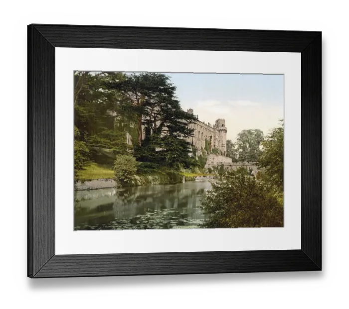 Framed Print : The medieval Warwick Castle in the county of Warwickshire
