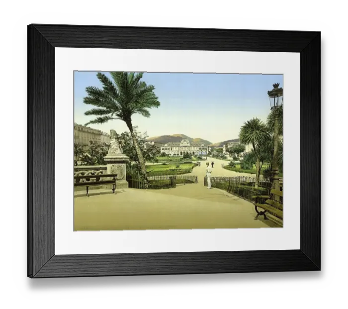 Framed Print : Public Gardens and Municipal Casino