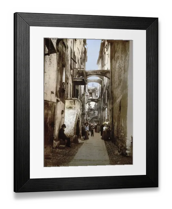 Framed Print : Via Guioco della Palla, San Remo Framed Print : Via Guioco della Palla, San Remo