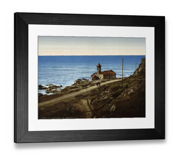 Framed Print : Chapel of St Ambrose, San Remo