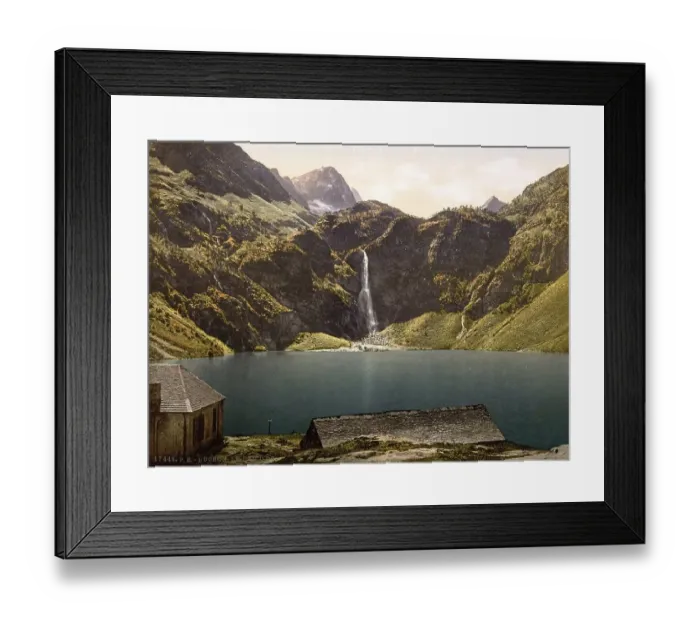 Framed Print : The Lake of Oo, Luchon, Pyrenees