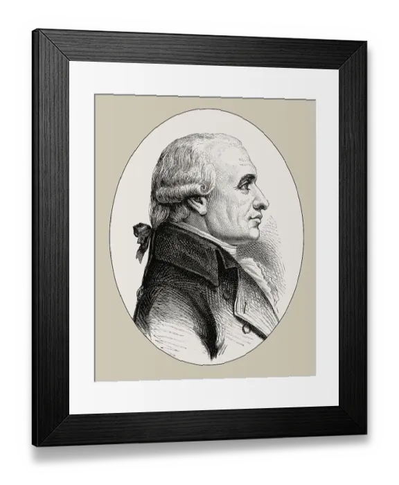 Framed Print : Gaspard Monge, Comte de Peluse