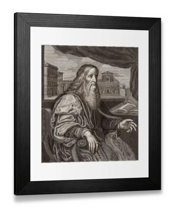 Framed Print : Portrait of Giovanni di Paolo Rucellai