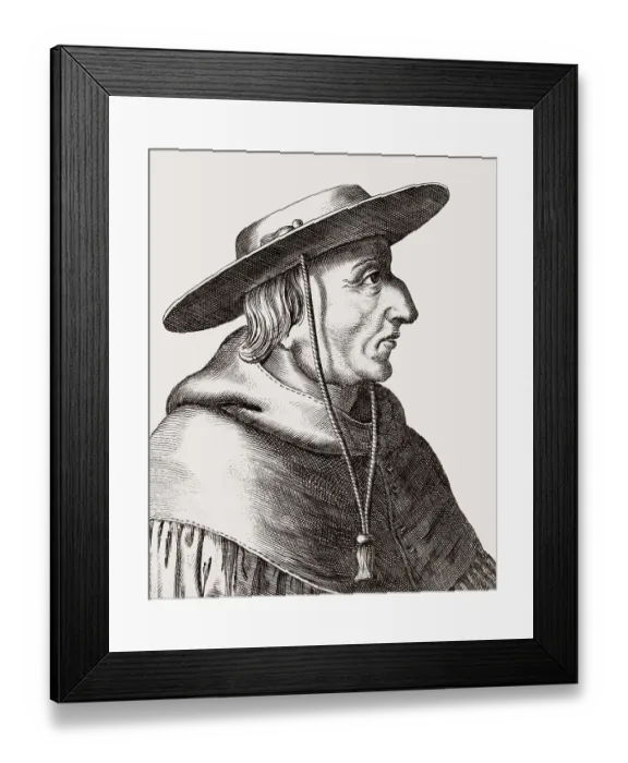 Framed Print : Girolamo Hieronymus Savonarola