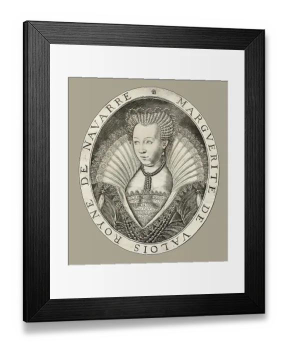 Framed Print : Margaret of Valois, La Reine Margot Framed Print : Margaret of Valois, La Reine Margot