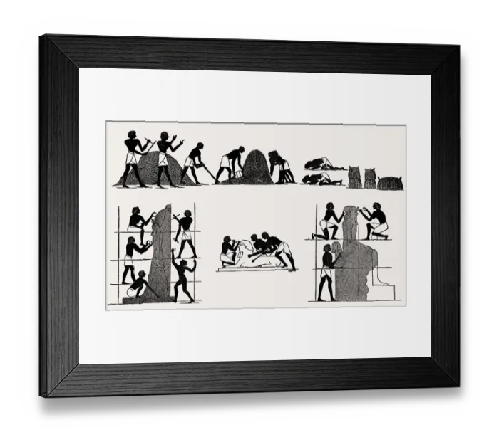 Framed Print : Wall paintings in El-Assasif, a necropolis near Luxor on the West Bank at Thebes Framed Print : Wall paintings in El-Assasif, a necropolis near Luxor on the West Bank at Thebes