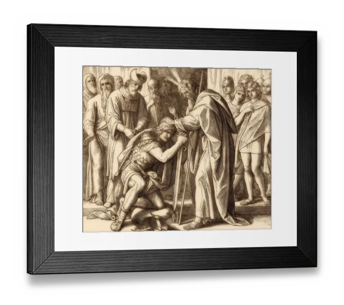 Framed Print : The Selection of Joshua, Old Testament