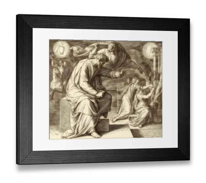 Framed Print : Jeremiah's Call, Old Testament