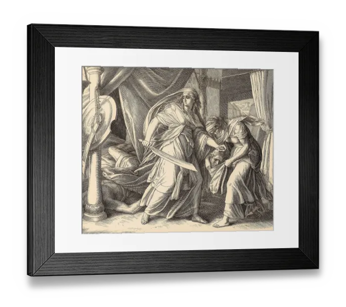 Framed Print : Death of Holofernes, Old Testament