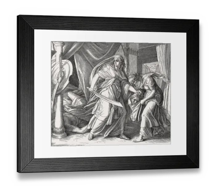 Framed Print : Death of Holofernes, Old Testament