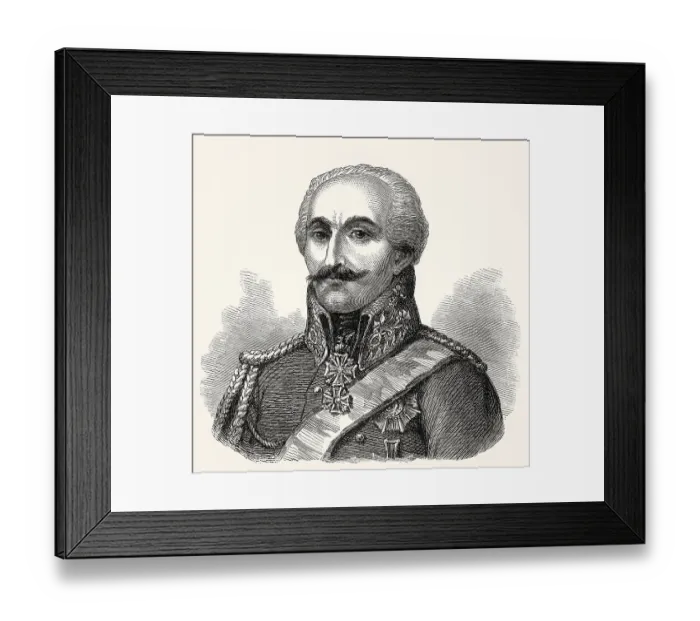 Framed Print : Gebhard Leberecht von Bluecher