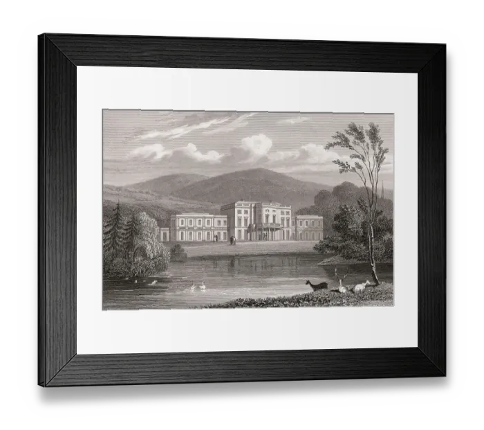 Framed Print : The Haining, a country house and estate in Selkirk in the Scottish Borders