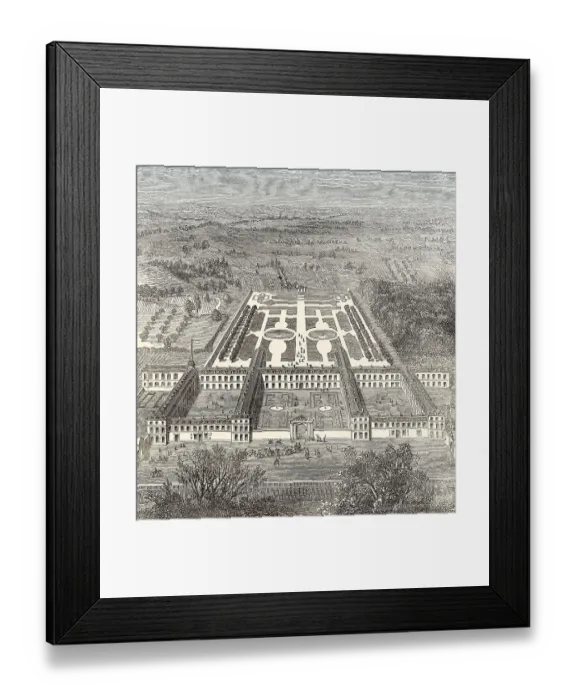 Framed Print : The Maison Royale de Saint-Louis in 1684 Framed Print : The Maison Royale de Saint-Louis in 1684