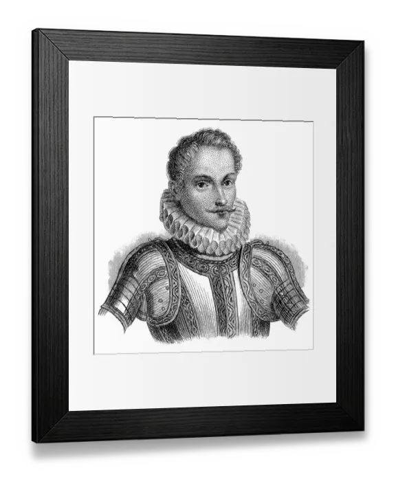 Framed Print : Portrait of Don Juan de Austria or knight John of Austria Framed Print : Portrait of Don Juan de Austria or knight John of Austria