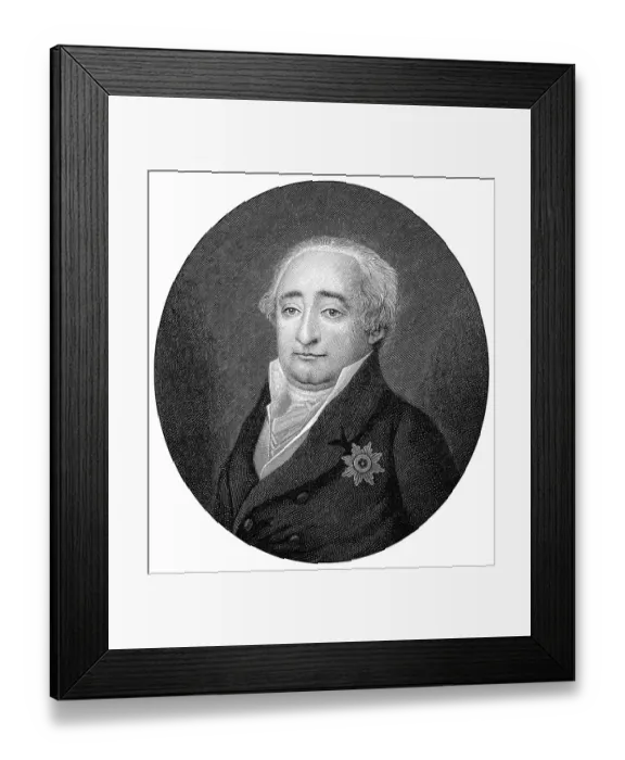 Framed Print : Portrait of Heinrich Friedrich Karl vom und zum Stein Framed Print : Portrait of Heinrich Friedrich Karl vom und zum Stein