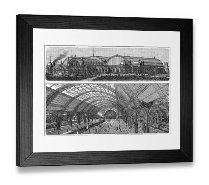 Framed Print : Historical illustration, 19th Century