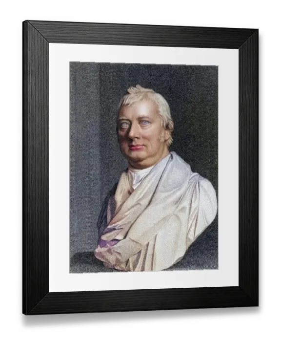 Framed Print : Charles Burney (1726-1814), English musicologist