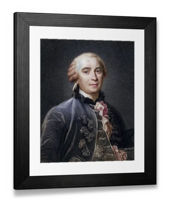 Framed Print : Georges-Louis Leclerc, Comte de Buffon (1707-88)