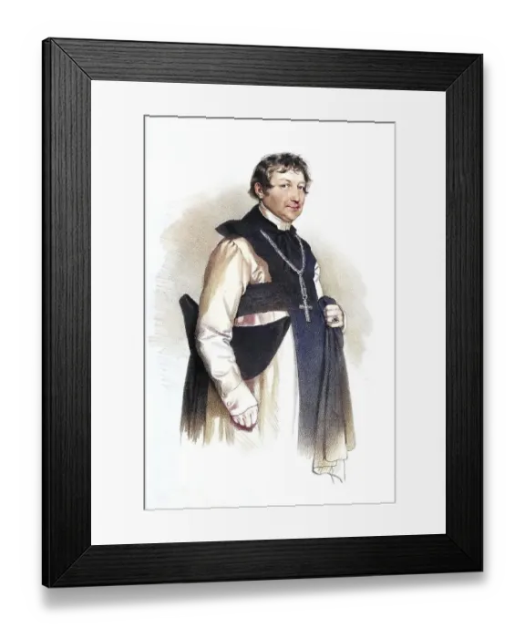 Framed Print : Xaver Seidemann OCist (born 15 May 1781 in Rackendorf) Framed Print : Xaver Seidemann OCist (born 15 May 1781 in Rackendorf)