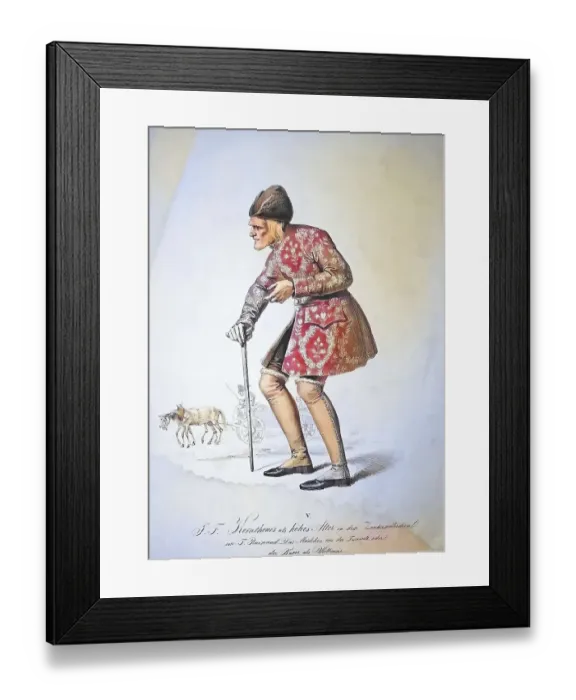 Framed Print : Friedrich Josef Korntheuer (born 15 February 1779 in Vienna) Framed Print : Friedrich Josef Korntheuer (born 15 February 1779 in Vienna)
