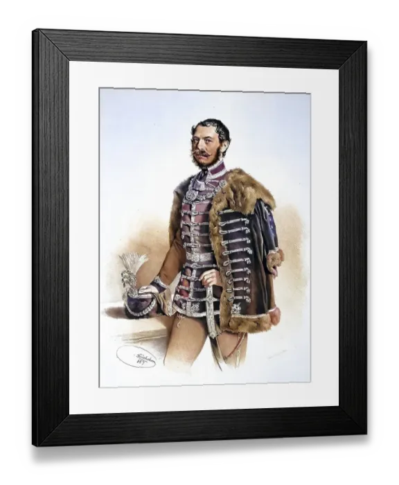 Framed Print : Georg von Csarada, royal Hungarian court agent in Vienna Framed Print : Georg von Csarada, royal Hungarian court agent in Vienna