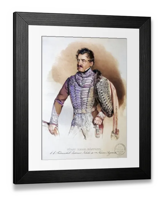 Framed Print : Heinrich LXIV Reuss (born 31 March 1787 in Koestritz) Framed Print : Heinrich LXIV Reuss (born 31 March 1787 in Koestritz)
