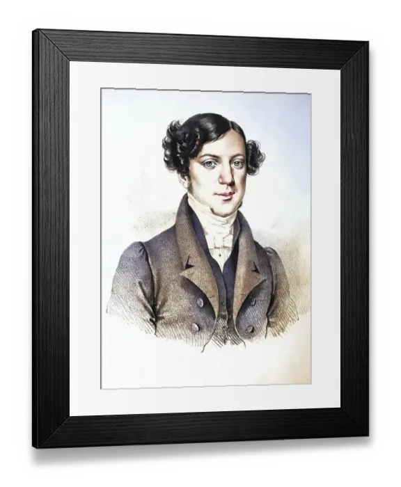 Framed Print : Josef Graf Trauttmansdorff (1788-1870) Framed Print : Josef Graf Trauttmansdorff (1788-1870)